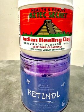Aztec Secret Indian Healing Clay + Retinol Sea Salt Body Scrub